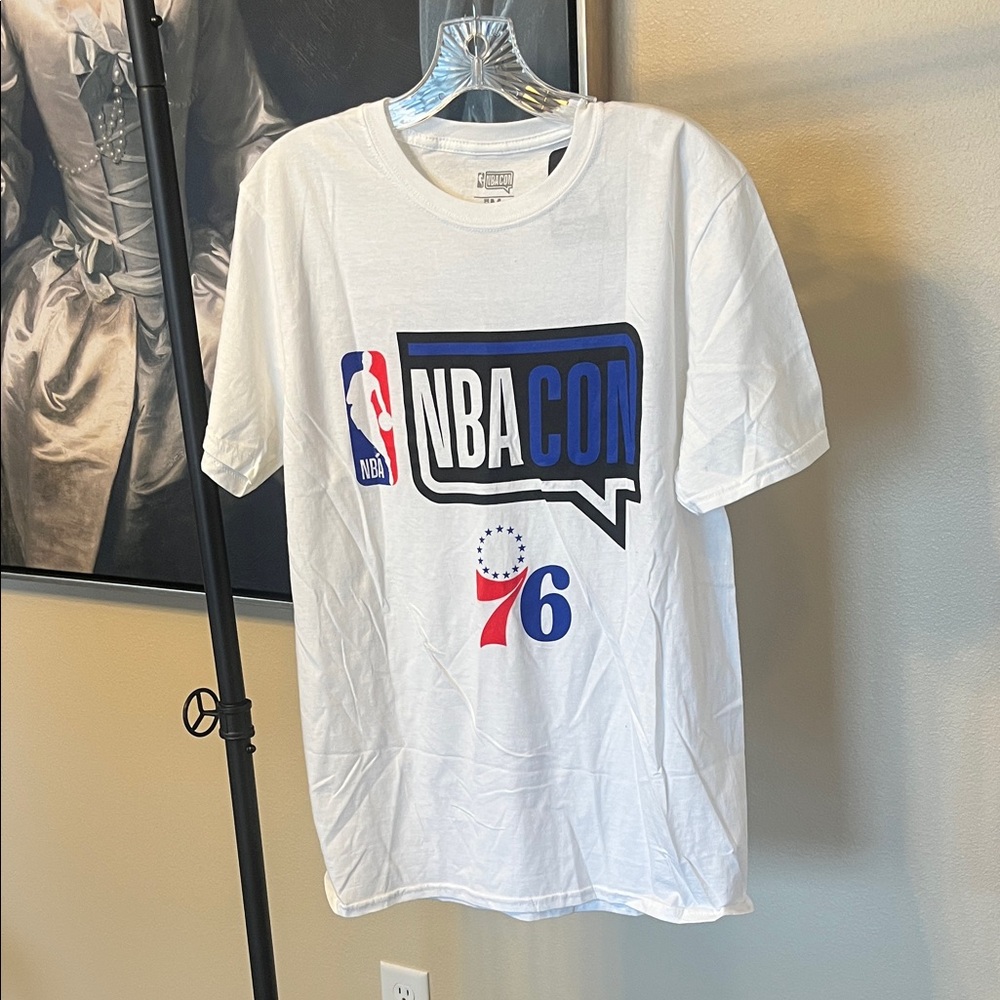 ⭐️CLEARANCE NBA White Short Sleeve Tee